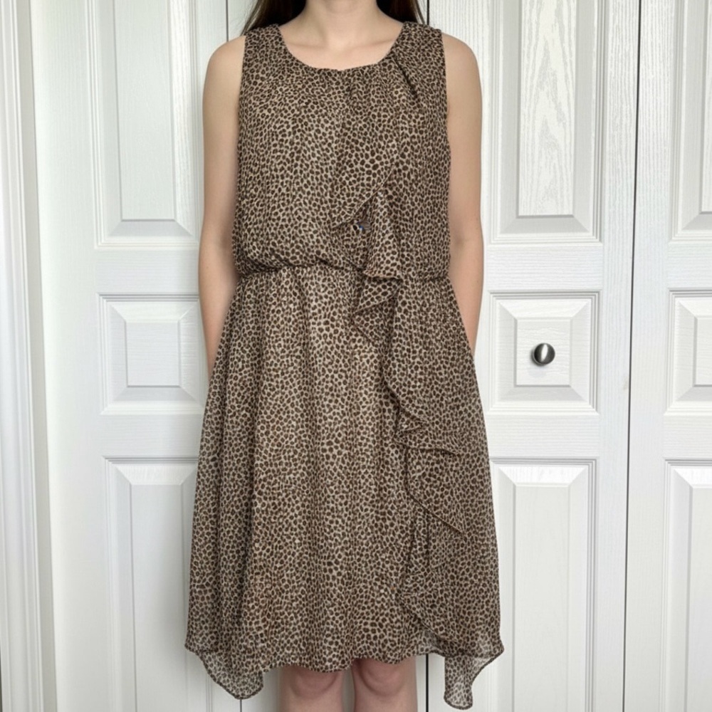 H&M Spotted Sleeveless Dress